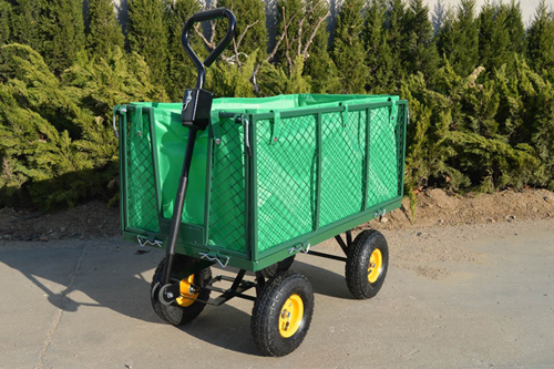 Heavy duty high garden mesh cart
