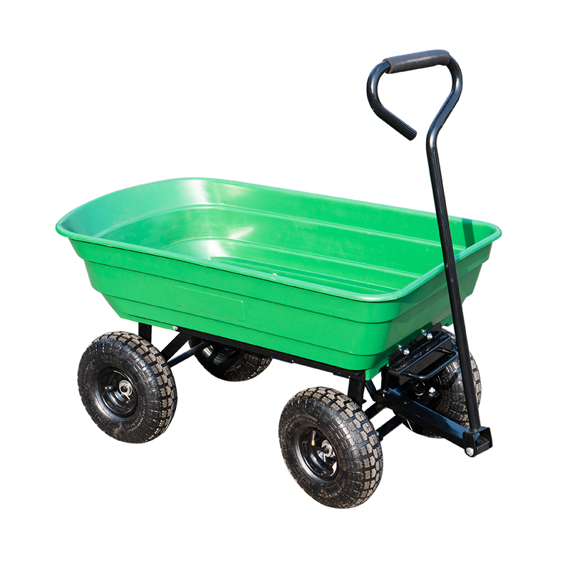 plastic wagon beach trolley cart  garden dump cart