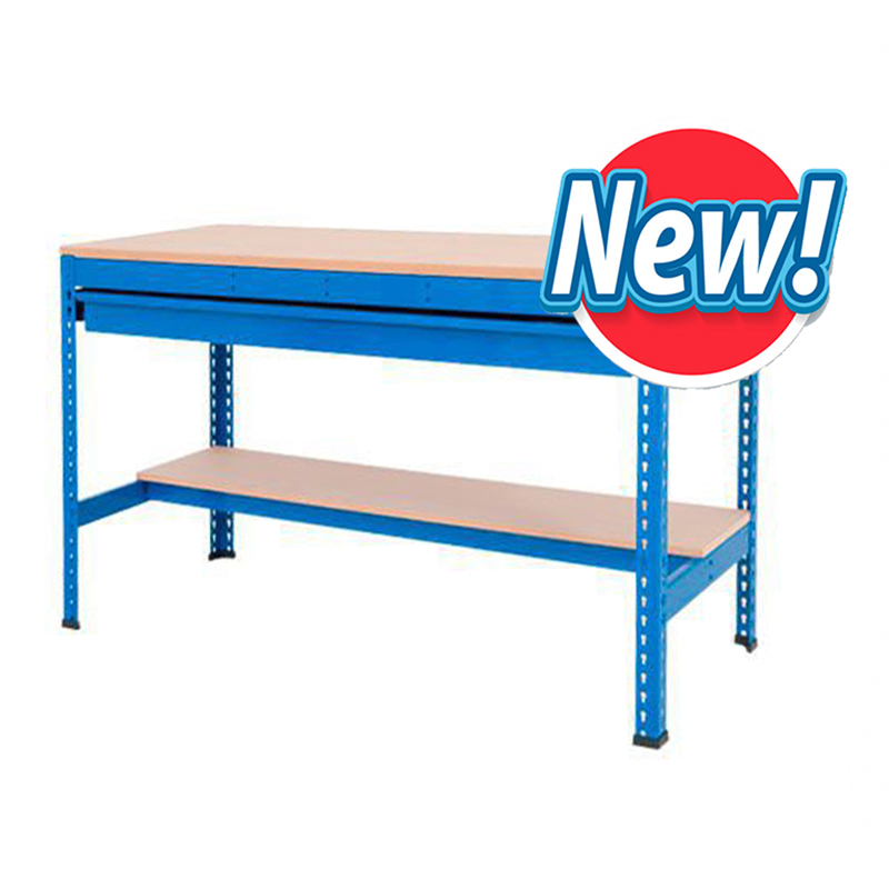 2 Tiers Heavy Duty Workbench with Drawer