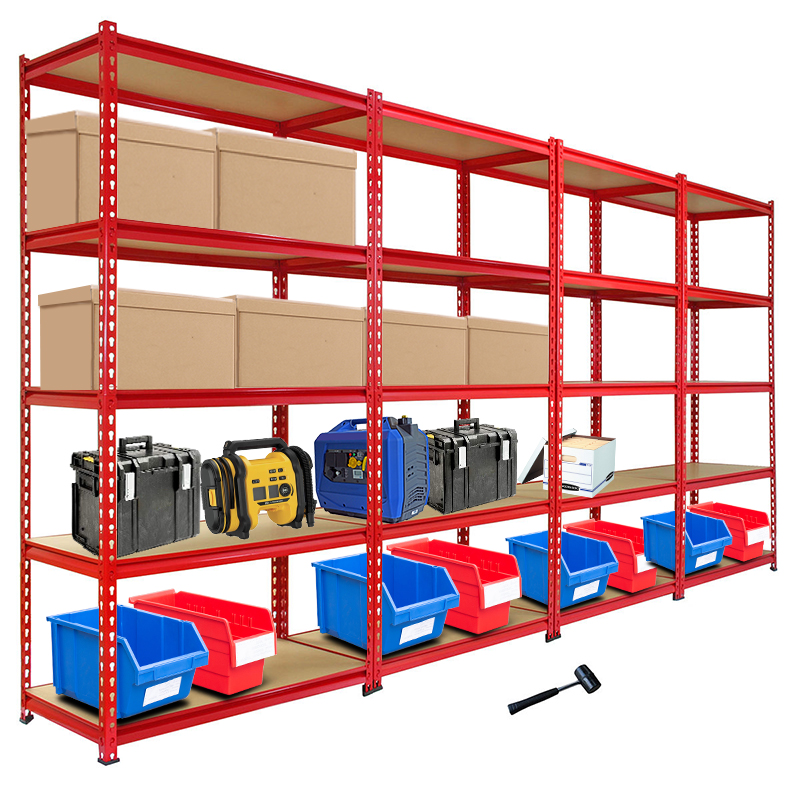 Metal Muscle Rack Shelving Storage Garage 5 Shelf Heavy Duty